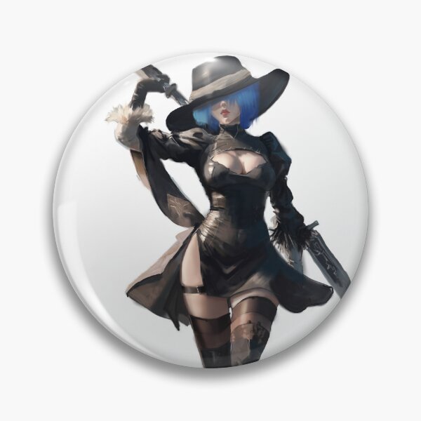 Item preview, Blue Haired Warrior with Hat designed and sold by LeshyArt.