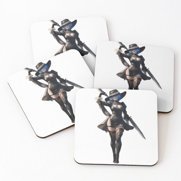 Item preview, Blue Haired Warrior with Hat designed and sold by LeshyArt.