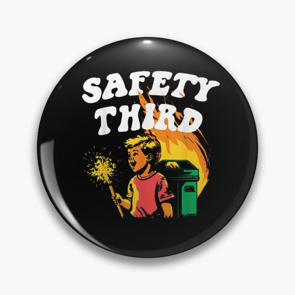 Item preview, Safety Third Fumpster Fire Funny 4th of July designed and sold by Juan Pedro Matta.