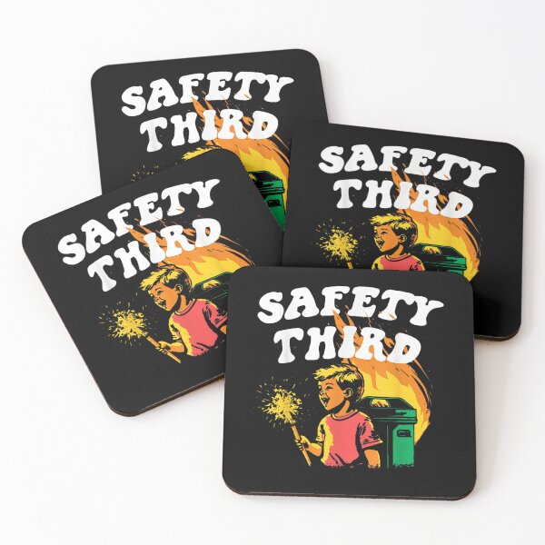 Item preview, Safety Third Fumpster Fire Funny 4th of July designed and sold by Juan Pedro Matta.