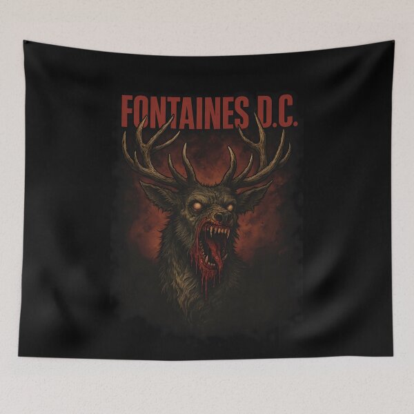 Item preview, Fontaines D.C. Skinty Fia Zombie Deer designed and sold by jackjoe1708.
