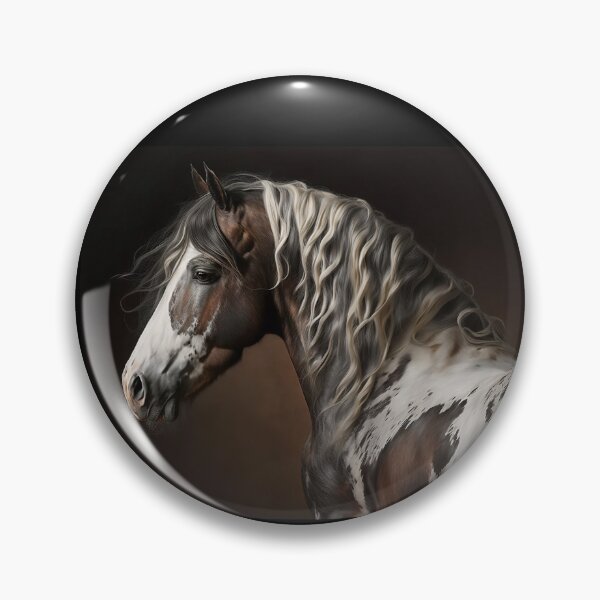 Item preview, Pinto Paint Horse Portrait designed and sold by CritterWisdom.