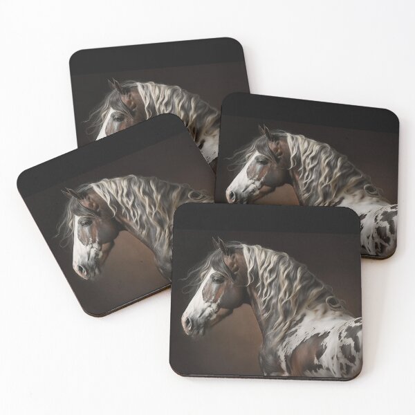 Item preview, Pinto Paint Horse Portrait designed and sold by CritterWisdom.