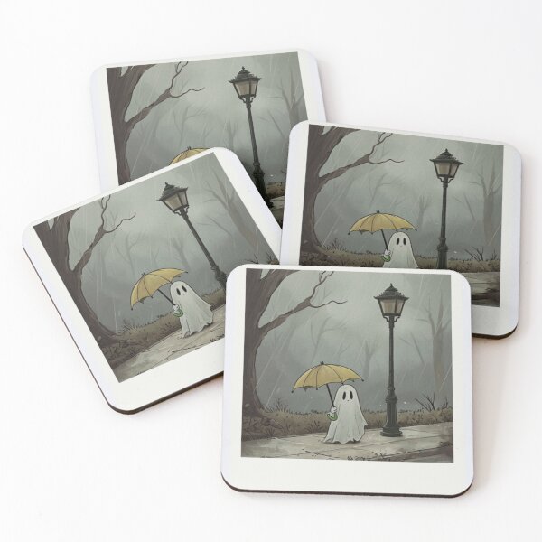 Item preview, Aesthetic Fall Rainy Ghost designed and sold by lea-lani.