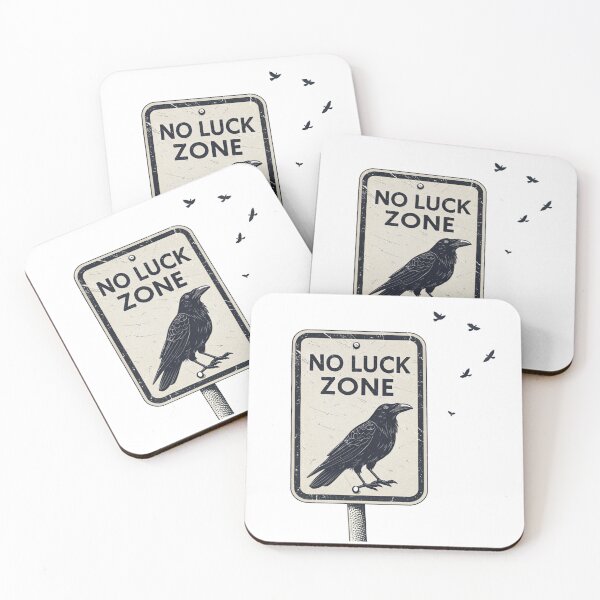 Item preview, NO LUCK ZONE  designed and sold by Lucky 777.