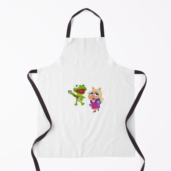 Item preview, kermit and piggy cartoon pin designed and sold by adhdsurvivor.