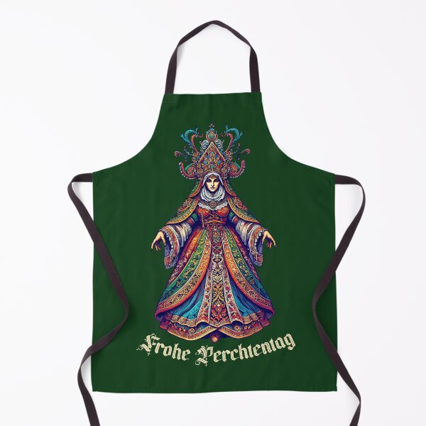 Item preview, Frohe Perchtentag Frau Perchta––Ornate Alpine Winter Goddess Folk Art Design designed and sold by Victor Shadehorn.