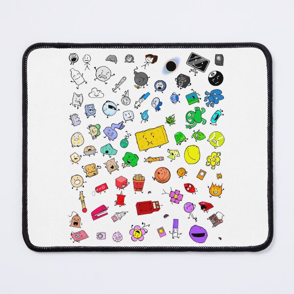 Item preview, BFDI All Characters (Transparent) designed and sold by MsBonnieArt.