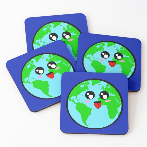 Item preview, Happy Earth With Blue Background  designed and sold by missmann.