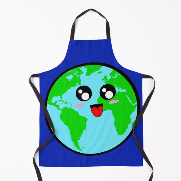 Item preview, Happy Earth With Blue Background designed and sold by missmann.