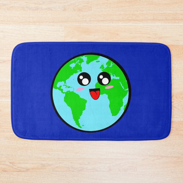 Item preview, Happy Earth With Blue Background  designed and sold by missmann.