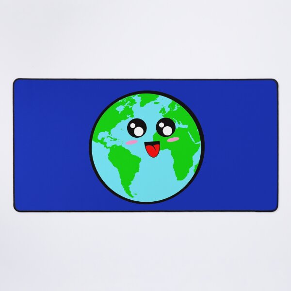 Item preview, Happy Earth With Blue Background designed and sold by missmann.