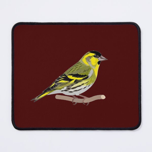 Item preview, The Siskin - Minimalist Finch Art designed and sold by TheArtEngineer.