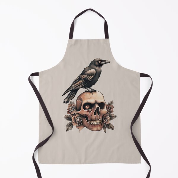 Item preview, Zombie - Crow On Zombie Head designed and sold by NightTimeJ.
