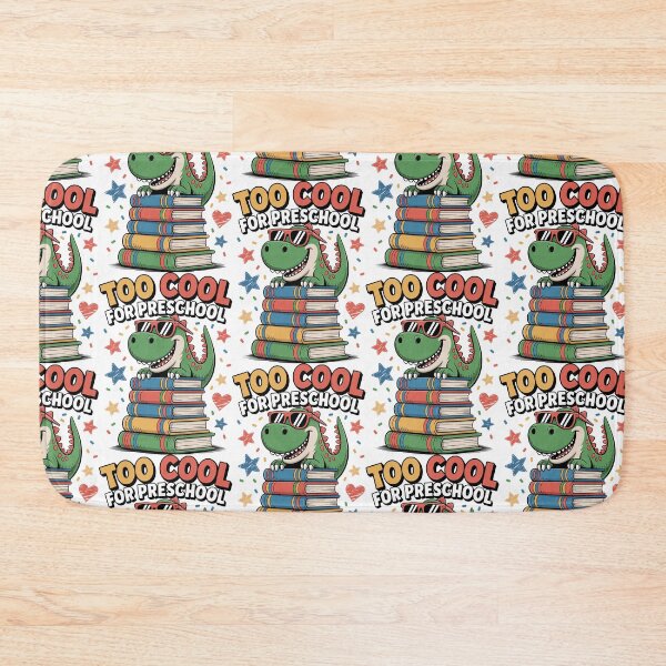 Item preview, Too Cool for Preschool Dinosaur Design | Funny Back to School Shirt for Kids | First Day of Pre-K or Kindergarten Student Gift & Sticker designed and sold by HahaHandlesHub.