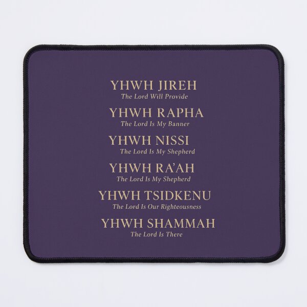 Item preview, YHWH Names of God – Christian Typography Art designed and sold by L and J Vielman.
