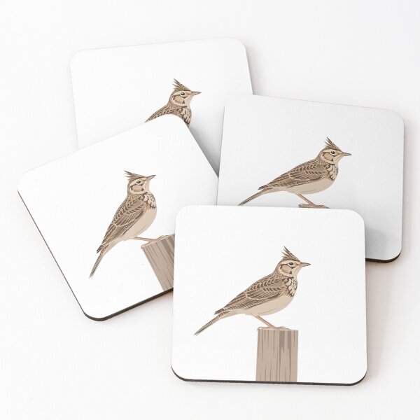 Item preview, The Skylark - Minimalist Farmland Bird designed and sold by TheArtEngineer.