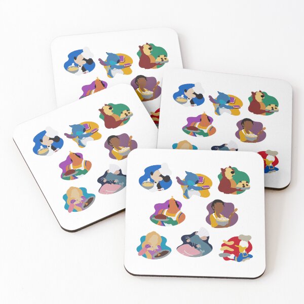 Item preview, characters cooking sticker pack designed and sold by adhdsurvivor.
