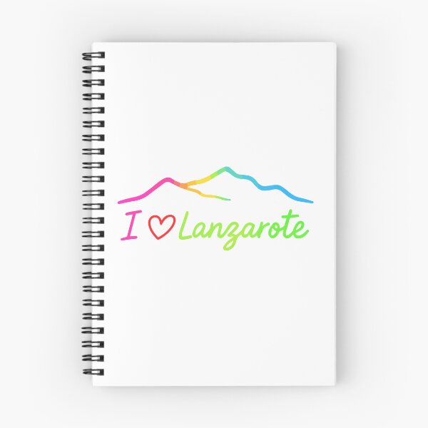 Item preview, I Heart Lanzarote with Mountains designed and sold by Lanzarote-Merch.