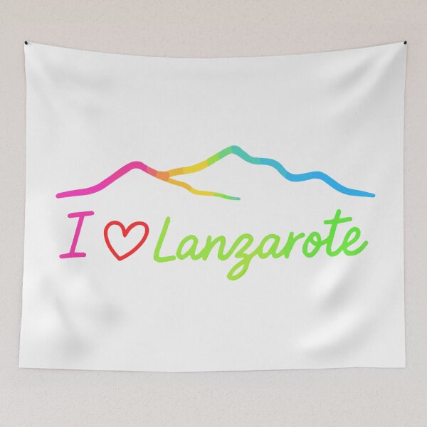 Item preview, I Heart Lanzarote with Mountains designed and sold by Lanzarote-Merch.