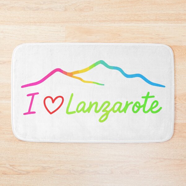 Item preview, I Heart Lanzarote with Mountains designed and sold by Lanzarote-Merch.