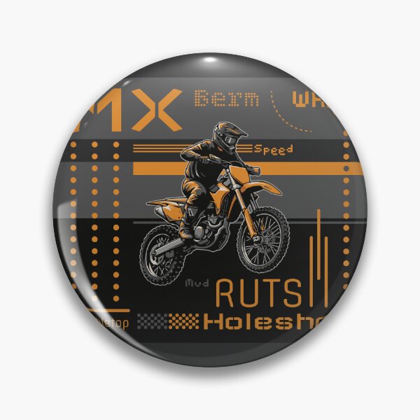 Item preview, The Anatomy of Motocross orange designed and sold by KiwiRider.