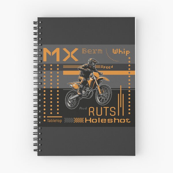 Item preview, The Anatomy of Motocross orange designed and sold by KiwiRider.