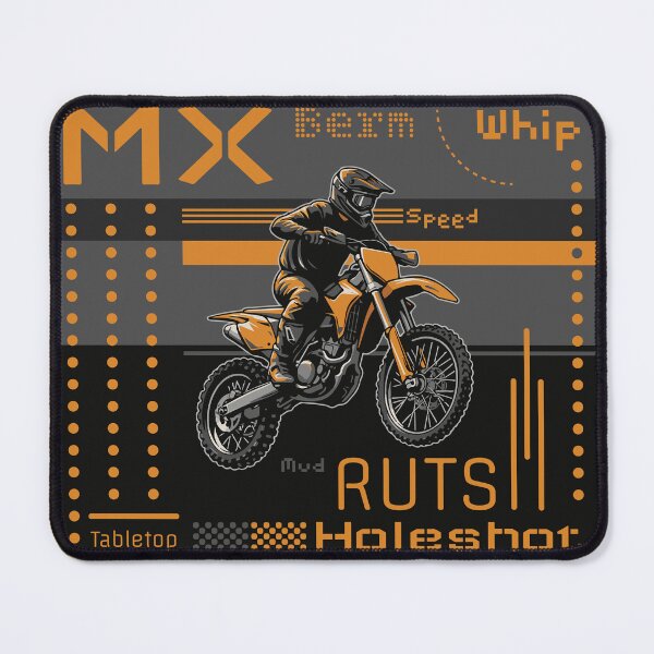 Item preview, The Anatomy of Motocross orange designed and sold by KiwiRider.