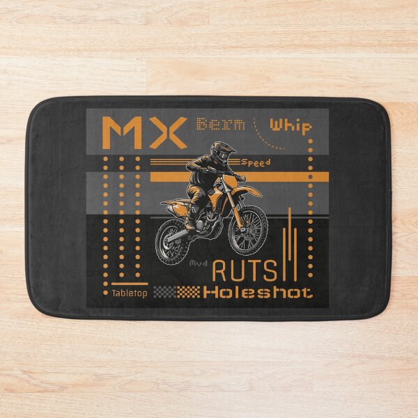 Item preview, The Anatomy of Motocross orange designed and sold by KiwiRider.