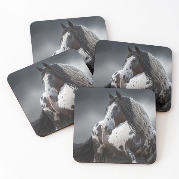 Item preview, Wild Paint Horse on Stormy Night designed and sold by CritterWisdom.