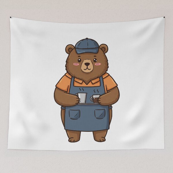 Item preview, Bear Barista designed and sold by k3rstman1.