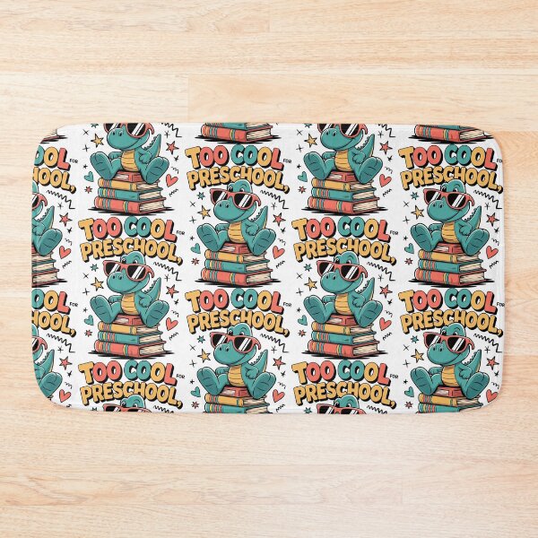 Item preview, Too Cool for Preschool Dino Design | Funny First Day of School Shirt for Pre-K Kids | Graduation Gift & Cute Student Sticker designed and sold by HahaHandlesHub.