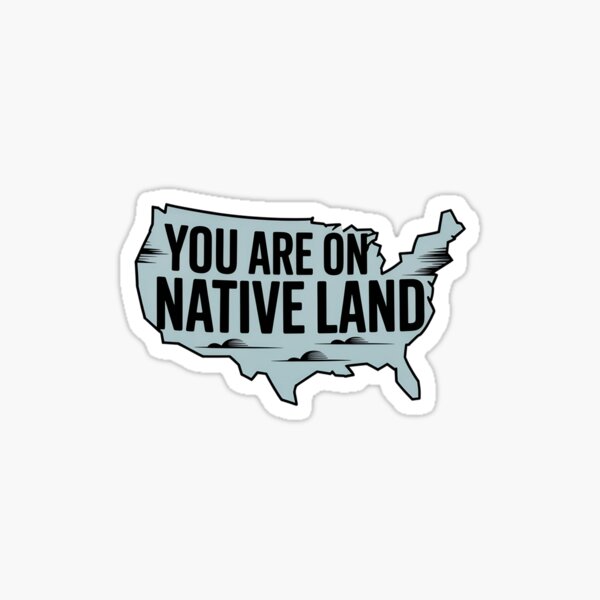 Item preview, You Are On Native Land -  designed and sold by PurpleLoveStore.