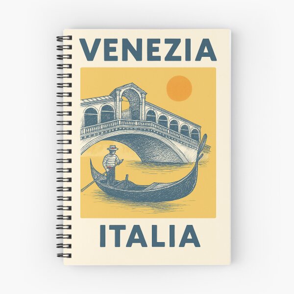 Item preview, Venezia Italia Vintage-Style Gondola Sketch designed and sold by OpenArt.