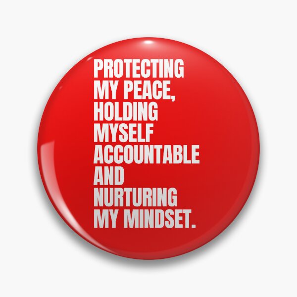 Item preview, PEACE, ACCOUNTABILITY & MINDSET designed and sold by alegnacreates.