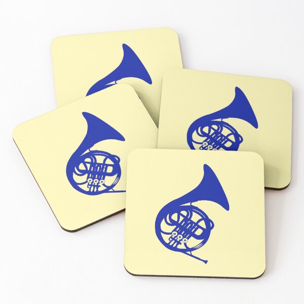 Item preview, french blue horn designed and sold by kiwispencil.