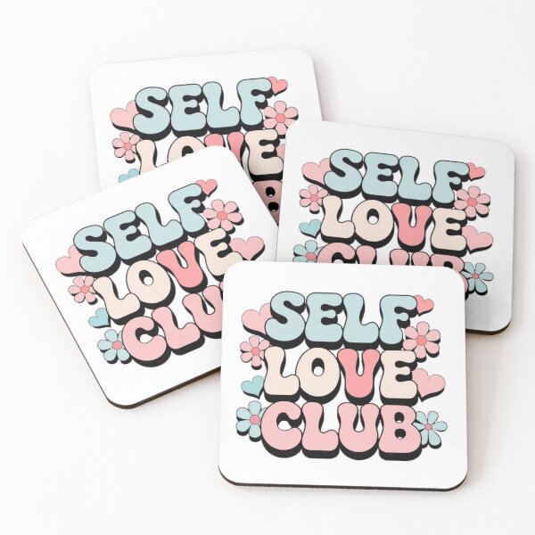 Item preview, Self Love Club – 70s Groovy Aesthetic Design for Body Positivity, Mental Health & Self Care Lovers designed and sold by Zezeshop1.