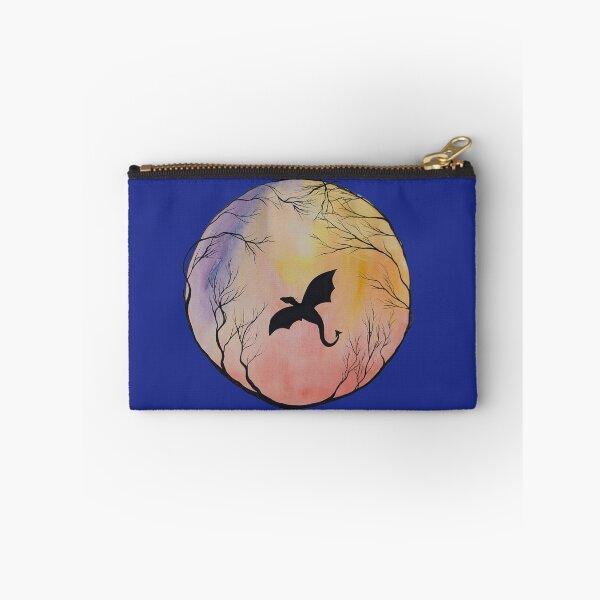 Item preview, water color dragon with tree wraped moon designed and sold by Janetlousart.