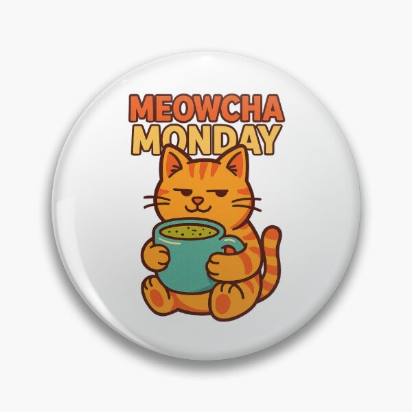 Item preview, Meowcha Monday – Cat with Matcha Latte designed and sold by Architect Prime.