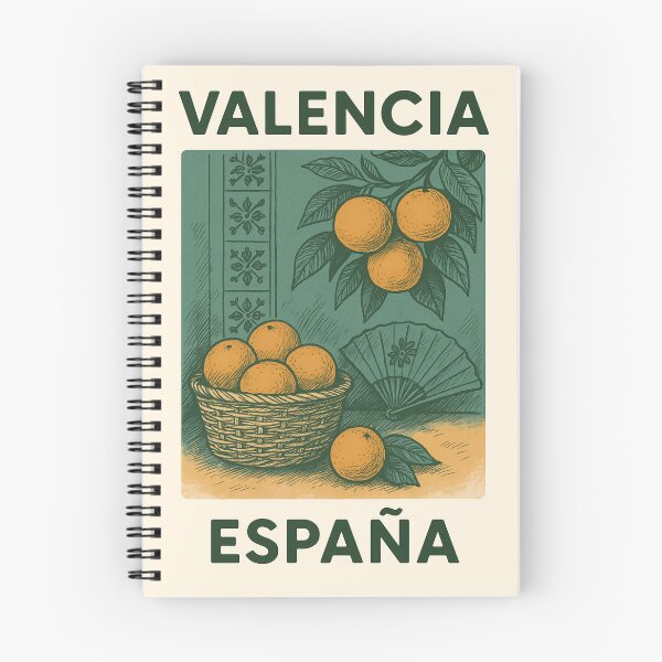 Item preview, Valencia España Vintage-Style Oranges designed and sold by OpenArt.