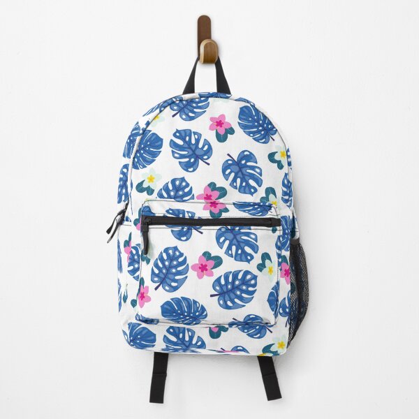 Item preview, Little Plumerias with Blue Leaves designed and sold by Diane Gotti.
