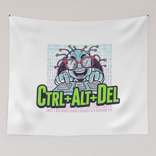 Item preview, Ctrl+Alt+Del Alien Tech Support designed and sold by Cloud-Riders.