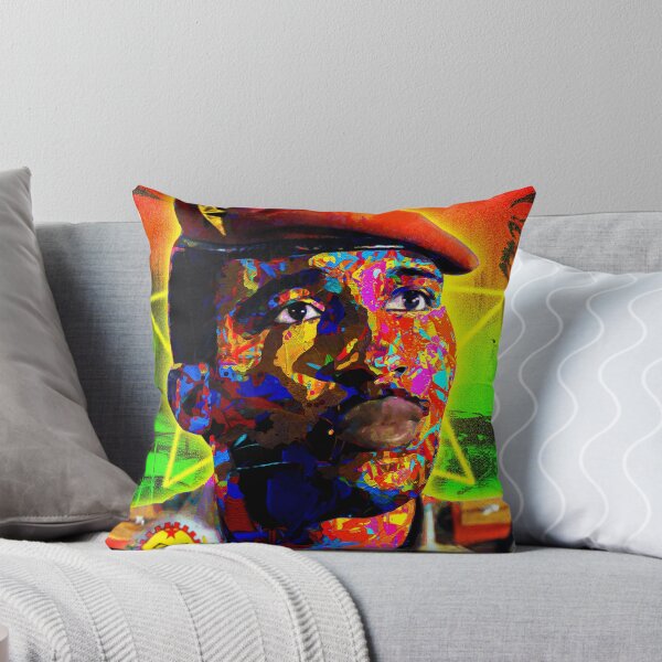 Item preview, Thomas Sankara painting - colorful Pan-African portrait designed and sold by Youngkev-arts.