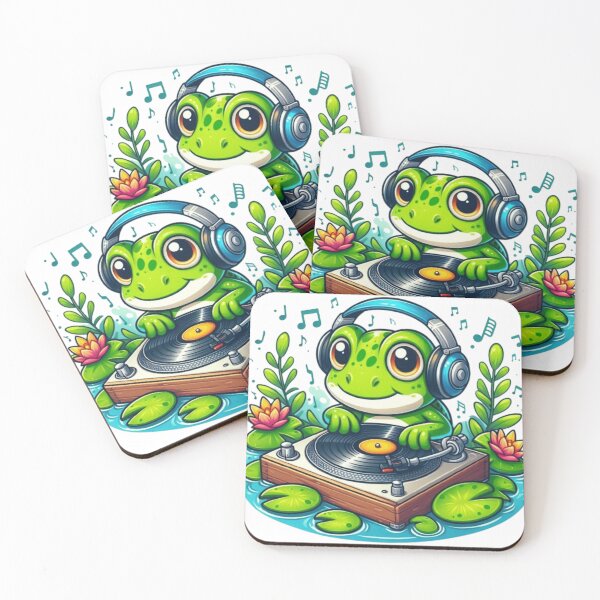 Item preview, DJ Frog – Spinning Tracks and Lily Pads designed and sold by Confuzz1ed.