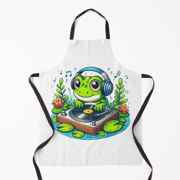 Item preview, DJ Frog – Spinning Tracks and Lily Pads designed and sold by Confuzz1ed.