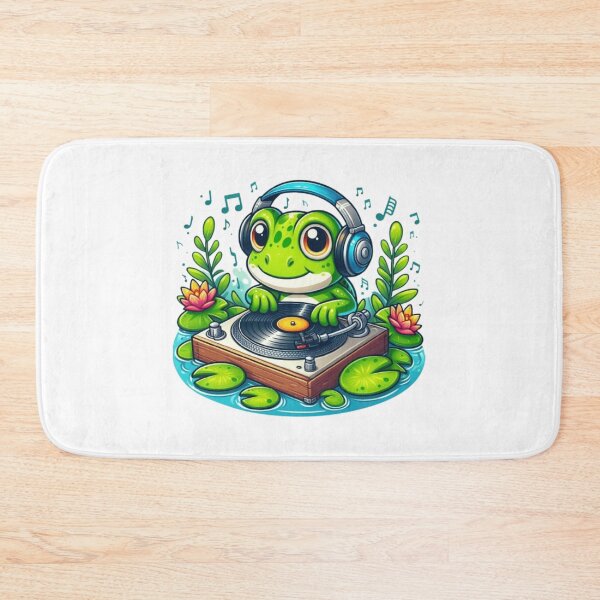 Item preview, DJ Frog – Spinning Tracks and Lily Pads designed and sold by Confuzz1ed.