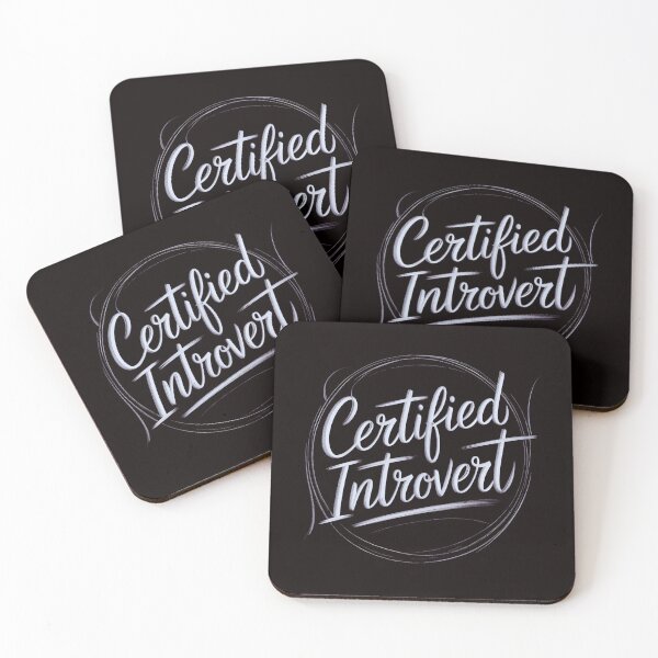 Item preview, Introvert Quotes Quiet Mood – Certified Introvert Sketch Design designed and sold by Slavicsoul.