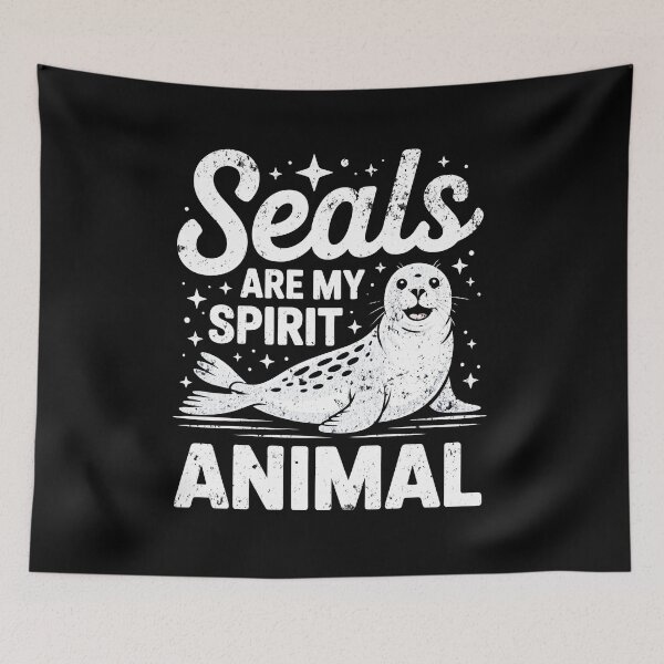 Item preview, Seals Are My Spirit Animal Sea Life Enthusiasts  designed and sold by kynzify.