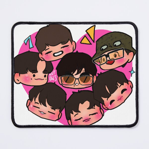 Item preview, happy to be with friends - bts ot7 designed and sold by nefows.
