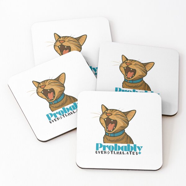 Item preview, Probably Overstimulated Cat designed and sold by ProbablyOverstimulated .
